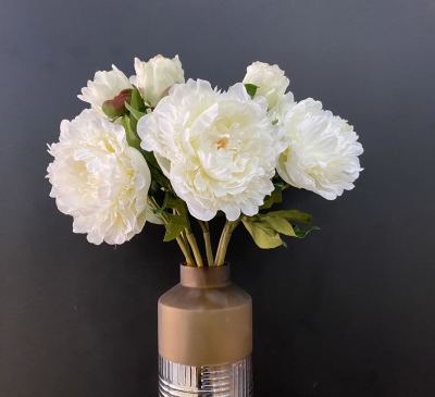 Peony flower simulation factory direct sale of Chinese home decoration flower fake flower wholesale simulation