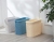 H01-1283 Kitchen Gap Trash Can Household without Lid with Pressure Ring-Type Wastebasket Rectangular Gap Trash Can