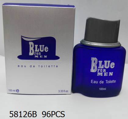 BLue lady 厂家直销男士女士玻璃瓶香水香味持久浓郁