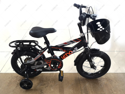 14-inch shield children's bike leho bike with iron wheel with basket and backseat