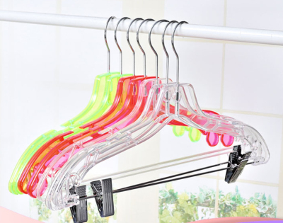 Manufacturer custom-made plastic hangers adult clothing factory plastic hangers hotel special black plastic hangers