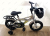 14-inch shield children's bike leho bike with iron wheel with basket and backseat