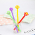 New Cartoon Creative Ball Gel Pen Purr Black Gel Ink Pen Student Stationery Prize