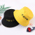 Children's hat spring and summer new little brother embroidery letter basin cap sun shade sun protection parent-child double fisherman cap tide