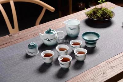 Her tea set gift cup teapot travel tea set was a cover bowl for her pot kung fu tea set tea tray tea can
