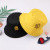Children's hat spring and summer new little brother embroidery letter basin cap sun shade sun protection parent-child double fisherman cap tide