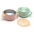 T07-7735 New Small Bowl Cute Cartoon Insulation with Lid Water Bowl Shatter Proof Insulation Baby Food Tableware