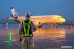 Epidemic prevention materials loaded onto plane bound for Cambodia at Yiwu Int'l Airport