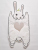 Rabbit raccoon game mat children 's cuddle autumn/winter padded crawl mat game mat floor mat