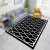 Exclusive for Cross-Border Living Room Coffee Table Nordic Geometric Simple Rug Wholesale Geometric Pattern 3D Printed Carpet Floor Mat