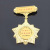 Manufacturer wholesale medal customized medal of honor customized enterprise LOGO badge gold foil medal production