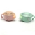 T07-7735 New Small Bowl Cute Cartoon Insulation with Lid Water Bowl Shatter Proof Insulation Baby Food Tableware