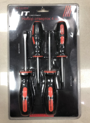 Lit4pc Cross Word Screwdriver Multi-Function Screwdriver Tapping through the Heart Handle Screwdriver Single Hand Tool