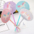 Korean Creative Stationery Fan Pen Cute Cartoon Unicorn Gel Pen Small Fresh Signature Pen Can Be Printed Logo