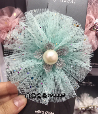 Baby girl pearl hairpin