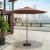 Outdoor umbrella with LED light soutdoor umbrella booth umbrella villa garden outdoor balcony umbrella garden umbrella