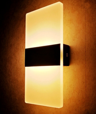 Creative simplicity bedroom bedside living room dining room hotel study corridor lamp LED bedside lamp wall lamp