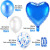 Hot sale 12 inches rose gold latex rose gold heart aluminum film balloon package birthday party birthday package layout