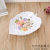 Melamine Fruit Plate Leaf-Shaped Heart-Shaped Leaf-Shaped Colorful Color Matching Fruit Plate Home Fashion Creative Tray