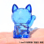 Children's Gem Imitation Crystal Acrylic Large Lucky Cat Amusement Park Gem Window Decoration Gift Game Toy