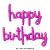 Amazon conjoin letters lowercase happy birthday aluminum foil balloon cross border happy birthday aluminum balloon