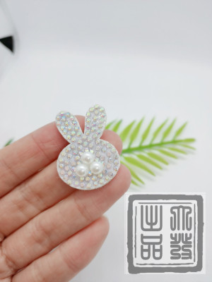 Dafa produced non-woven hot diamond pearl hairpin accessories hot style