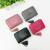 Ladies' fashion laser willow small purse large capacity single zipper small bag organ card bag card bag storage bag