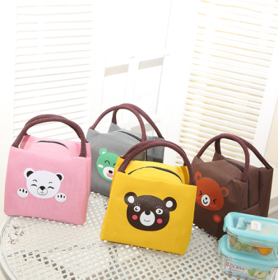 Cartoon animal insulation bag new ice bag lunch bag preservation bag bento bag picnic bag beach bag