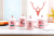 Ceramic Mug with Cover Spoon Cute Creative Strawberry Coffee Cup Super Cute Girls' Home Breakfast Cup