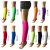 High Rebound Good Quality 46cm Fluorescent Color Dance Body Leg Gaurd Set Party Party Party Carnival Candy Socks