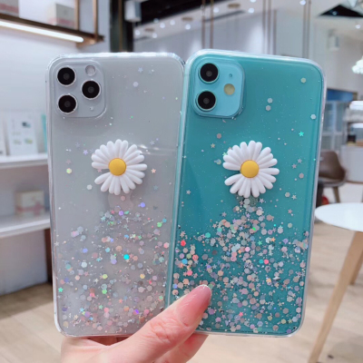 Mother Chrysanthemum Daisy Starry Sky Epoxy Phone Case iPhone 11