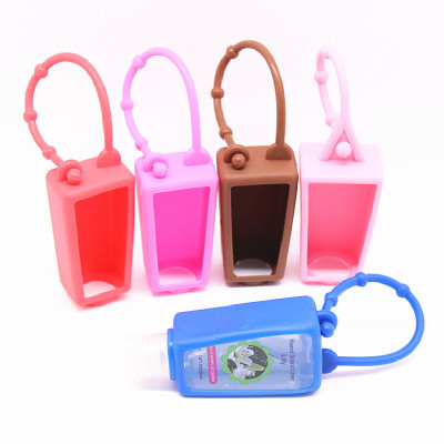 Silicone bottle holder cosmetic hand sanitizer bottle holder outdoor bottle holder