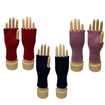 Core-Spun Yarn Gloves Warm Fingerless Typing