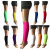 High Rebound Good Quality 46cm Fluorescent Color Dance Body Leg Gaurd Set Party Party Party Carnival Candy Socks