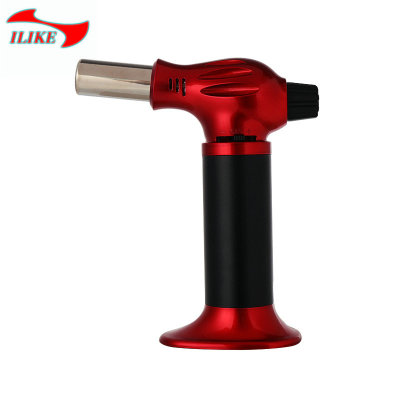 Direct Punching Windproof Barbecue Flame Gun Liquefied Gas Welding Gun Outdoor Barbecue Carbon Igniter Western Kitchen Burning Torch Five Colors