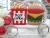 Hamburger fries key chain pendant mini hamburger fries key ring imitation hamburger fries wholesale factory