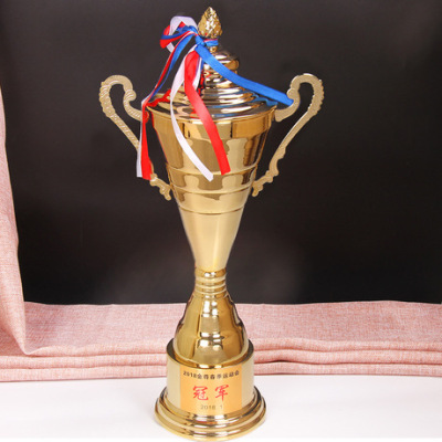 Jinzun manufacturers wholesale large quantities of metal trophy production customized electroplating metal handicraft gifts customized wholesale
