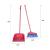 Manufacturer direct sale broom dustpan set household set sweep clean soft wool floor broom plastic broom wholesale