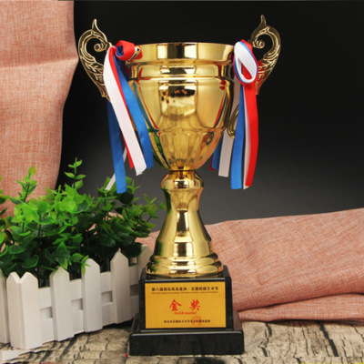 Manufacturers wholesale metal cup customized football and basketball cup high-grade metal alloy cup medal custom