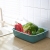 K10-2529 Kitchen Vegetable Basin Plastic Vegetable Washing Basket Fruit Basket Home Creative Double-Layer Drain Basket