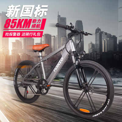 New national standard e-bike adult booster shock absorption mountain bike lithium battery small car