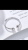 Simple fashion academy style imitation sterling silver design concept of small fresh temperament ring