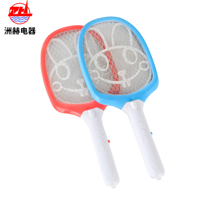Zhou he electrical appliances household no. 5 battery type three-layer screen electric mosquito fly swatter fruit insect