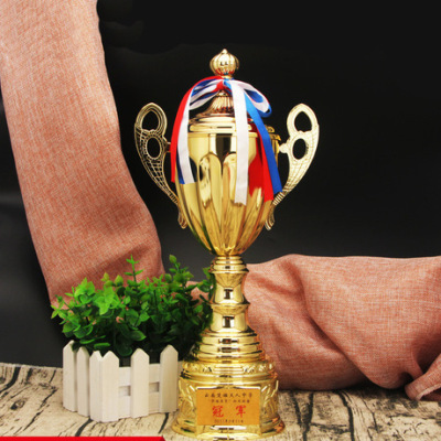 Yiwu manufacturers supply metal crafts gifts customized games trophy metal trophy custom wholesale