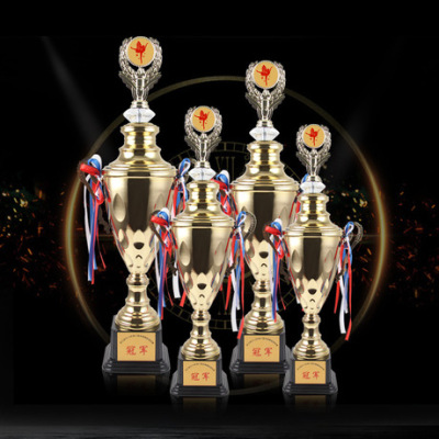 A new type of metal trophy electroplating metal handicraft competition balance car trophy manufacturers customized wholesale