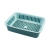 K10-2529 Kitchen Vegetable Basin Plastic Vegetable Washing Basket Fruit Basket Home Creative Double-Layer Drain Basket