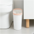 Household bathroom kitchen trash can simple crevice fashion pressure ring trash creative living room lidless wastebasket