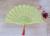 Fashionable rod floret Chinese fan plastic dance fan elegant gift fan high-end ladies folding fan foreign trade fan fashionable rod