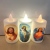 Candle Decoration Sticker Electronic Luminous Jesus