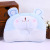 Xingyunbao Baby Velvet Small Size Pillow Newborn Cartoon Breathable Baby Anti-Deviation Head Shaping Pillow